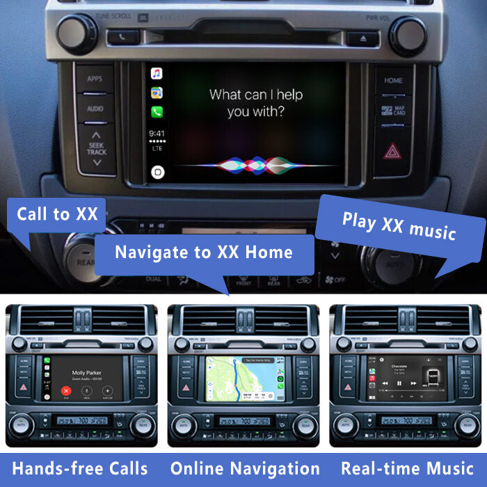 2014-2020 Toyota Prado OEM Head Units Wireless Apple CarPlay & Android Auto Integration for Car